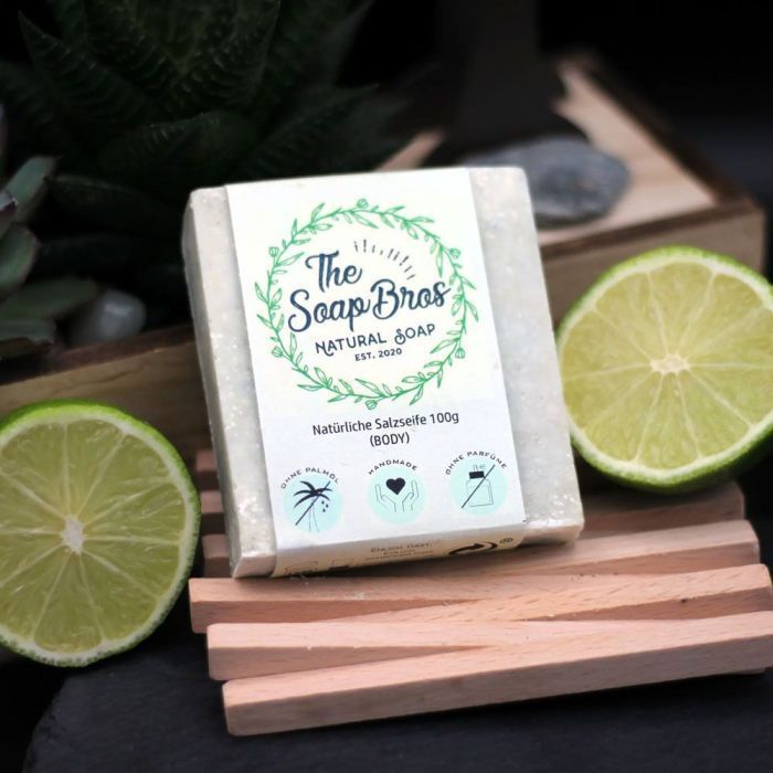The Soap Bros - Natürliche Salzseife - Limette Zitrone